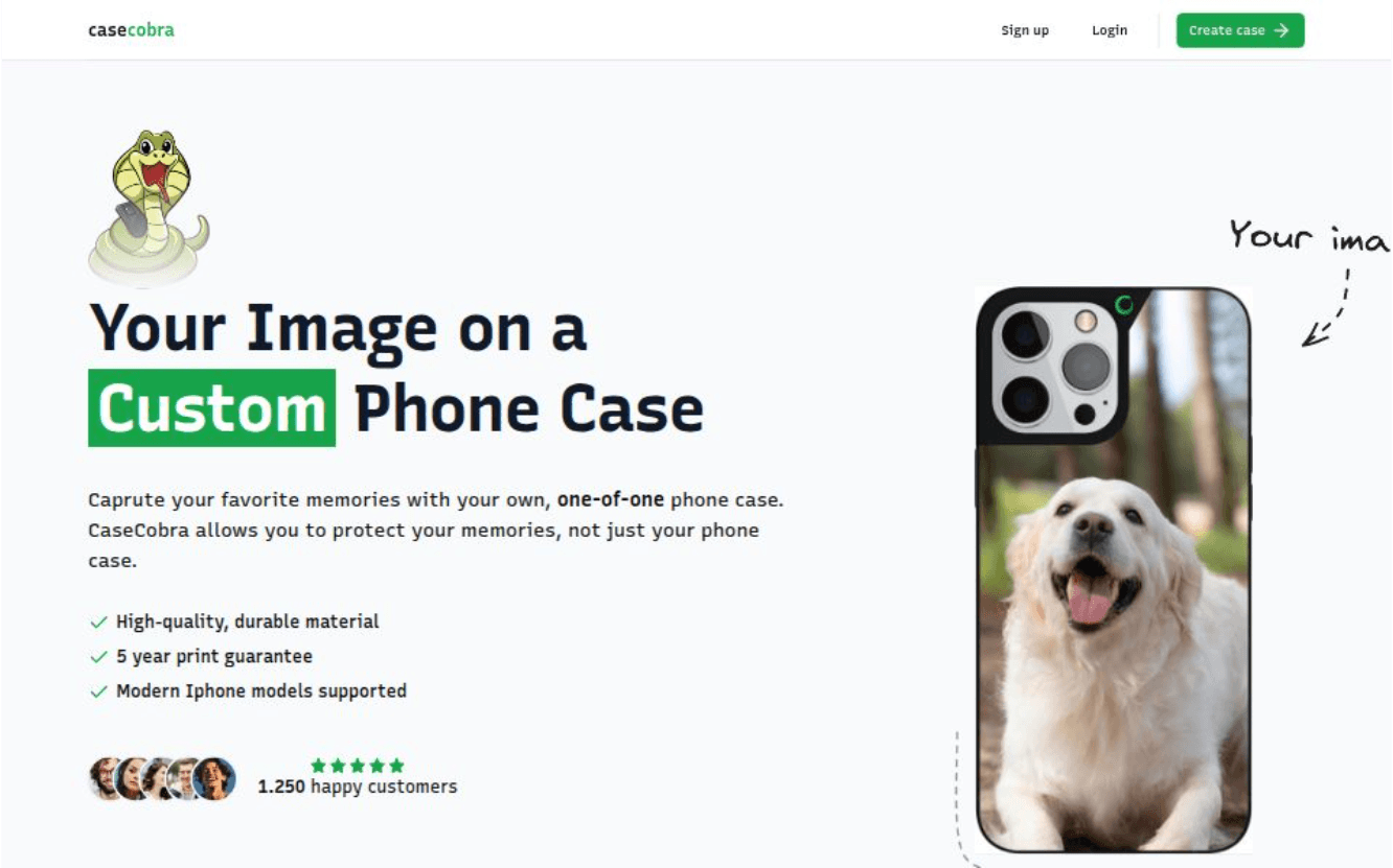 CaseCobra — Phone Case Configurator