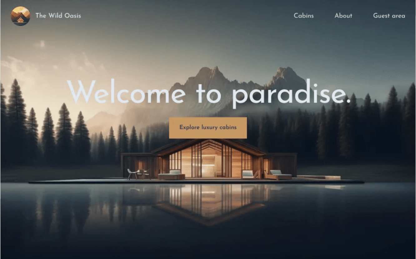 The Wild Oasis — Booking Platform